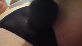 Sexy MILF Clit Orgasm Through Panties with the Help of a Vibrator..