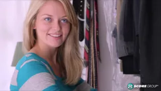 Blue-eyed beauty Alli Rae gets her tight holes stuffed by