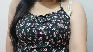 Beautiful big sister just came from a small village