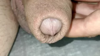 Cheesy Cock Close up and Body Shaking Orgasm