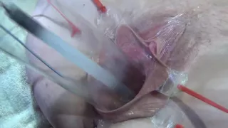 10 Far Spread Pussy Close up Fucking with Lamp 1000 Watt