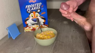 Frosted Flakes Get More Frosted With 12+ Ropes of Cum