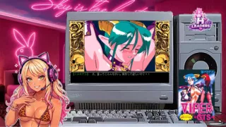 Playing the Hentai game "Viper GTS"