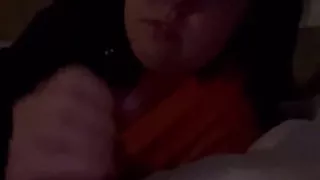 18 Year Old Gives BJ at Night