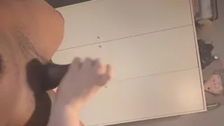 British slut gives her stepbrother a handjob while parents are on vacation