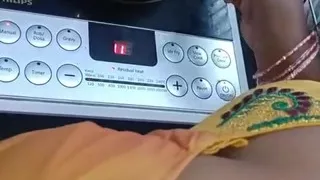 Making Tea in Hot Blouse