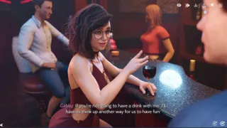 After Wine & Flirting, Gabby Pulls Alexis Away From Sue Into the Nightclub's Private Room for a VIP Striptease & Passionate Sex