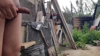Pulling the penis