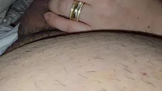 Step son Convincing Step Mom handjob his big dick without problem