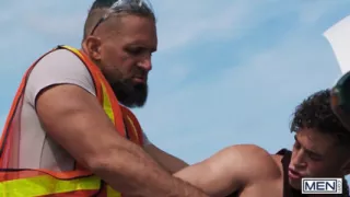 MEN - Chuck Conrad Delivers A Deep, Hard Fuck To Trevor Brooks In The Car And Finishes With A Facial