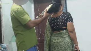 Aunty has hot and painful sex while she is alone at home. Real homemade.