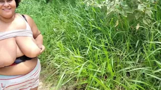 Showing off in the Street and Displaying My Pussy and Ass