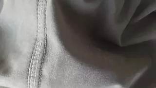 The boy took out the water from the land on a video call.