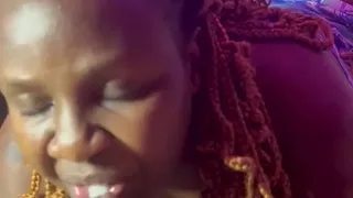 Giving Him Deep Throat Kisses