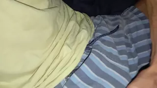 This Guy's Insatiable Cock Is Masturbated with His Feet and Fucks the Couch