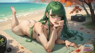Beachside Green Goddess Sipping Solace