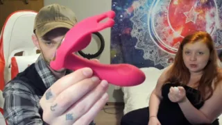 Animour panty dildo unboxing and masturbation