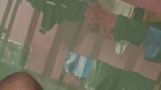 College Boy Masturbating at Night, Spilled a Lot of Semen on His Stomach.