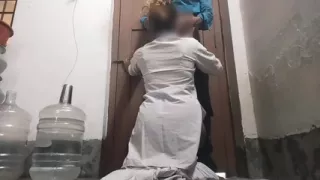 Indian College Student and Teacher