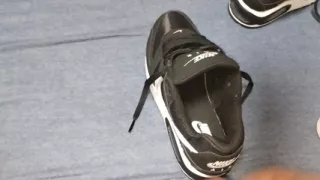 Sex with my wife's sneakers, Adidas Superstar and Nike Air Max Command, cumming inside