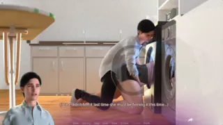 Stepmom Huge Ass Make My Cock Cum While She Stucks In Washine Machine