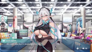 Hentai Game - Married Woman Cosplays Her Vtuber at Event & Has Sex - V-Lover