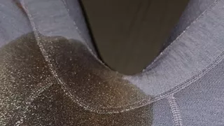 Flooding thick merino wool thermals in hammock