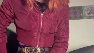 Jess Silk Rides Dildo