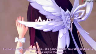 Columbina blowjob - Genshin Impact
