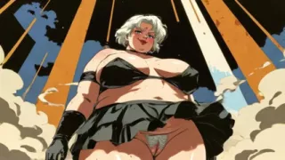 Ai Cartoon BBW Dancing Women Clips