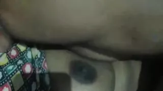 I had fun with the neighbor at night