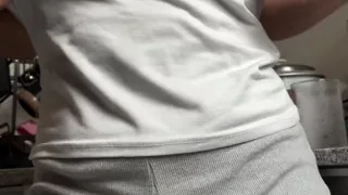 Sweaty Afternoon Workout Grind and Pee After