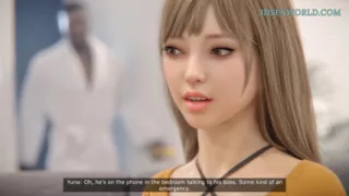Petite Asian Wife Yuna Cheating her Husband with BBC Investor (3D Realistic Gameplay)