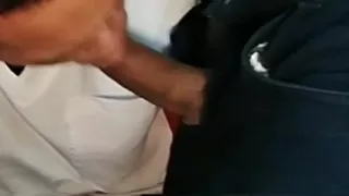 UNEXPECTED TOUCH EXAM: I was excited by the nurse on duty and couldn't hide 3