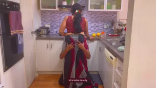 Saree Sex - Loud Pussy Eating - Hardcore Face Fucking and Missionary with Devar Husband's Brother