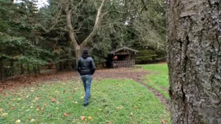 Doggy style in the woods!