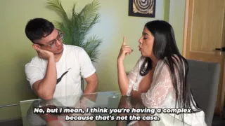 Busty stepmother learns her stepson has never had sex, so she wants to be his first.