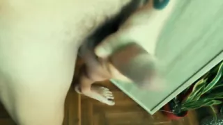 Unshaved Black Pubic Hair - Twink Jerking off Big Fat Dick
