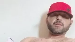 Masturbating