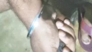 Small dick turned into a huge dick home alone boy
