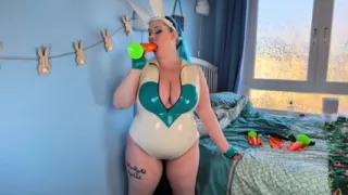 Bunny Girl Squirting & Anal - Solo Girl