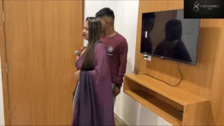 After marriage, he took Aksha to a hotel for a honeymoon and there he had sex with his wife.