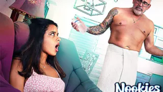 Isabella Jules Fucks Older Landlord Hard