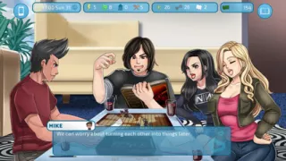 Love & sex second base: playing game with friends at home ep 23