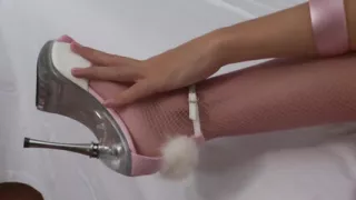 Blonde cums hard with her toys