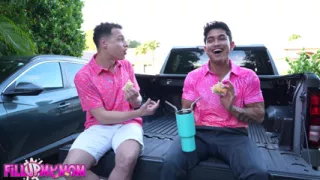 FILL UP MY MOM - Lonely MILFs Share a Couple of MotherFuckers