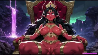 Demon queen want horny, Ai animation
