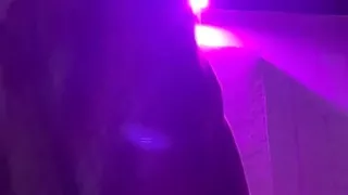 Smoking a Cigarette Outdoor While Wearing Only a Bikini and a Jacket