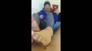 Wrinkled sole sexy foot fetish compilation