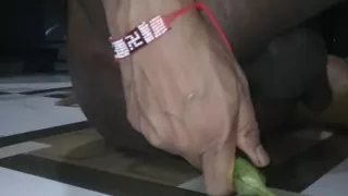 Big cock waxing College boy ravi fuck in brinjal in home